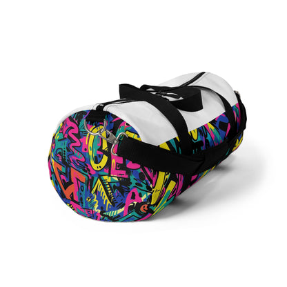 Neon Graffiti Duffel Bag