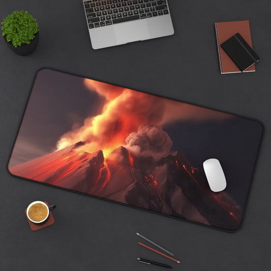 Volcano Desk Mat Cover | Desk Mat | Accessories, Back-to-School, Desk, Fall Bestsellers, Home & Living, Mouse pad, Mouse Pads, Mousepad, Seasonal Picks, Stationery, TikTok | Prints with Passion