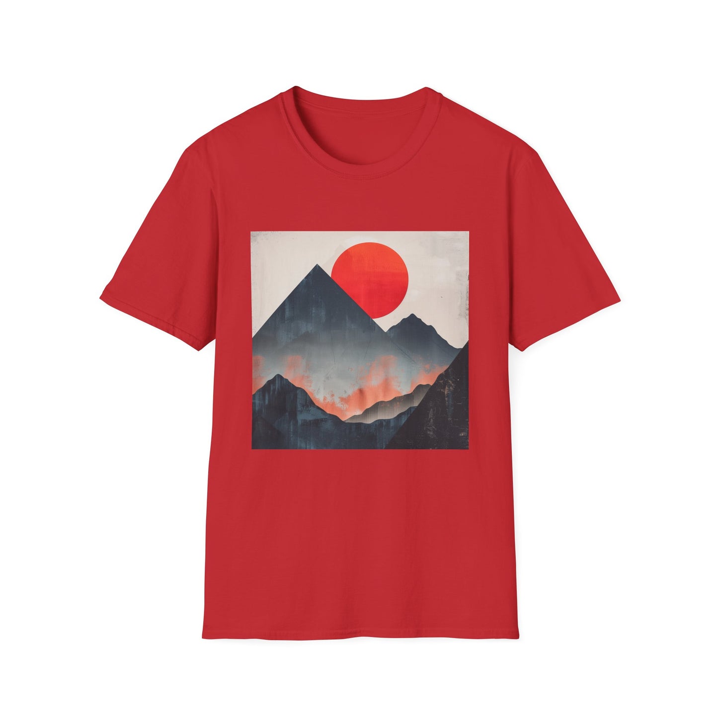 Mountain Majesty: A Minimalist Sunrise