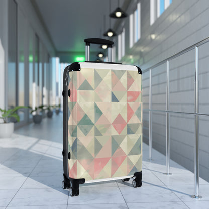 Precisely Pastel Geometrics Suitcase