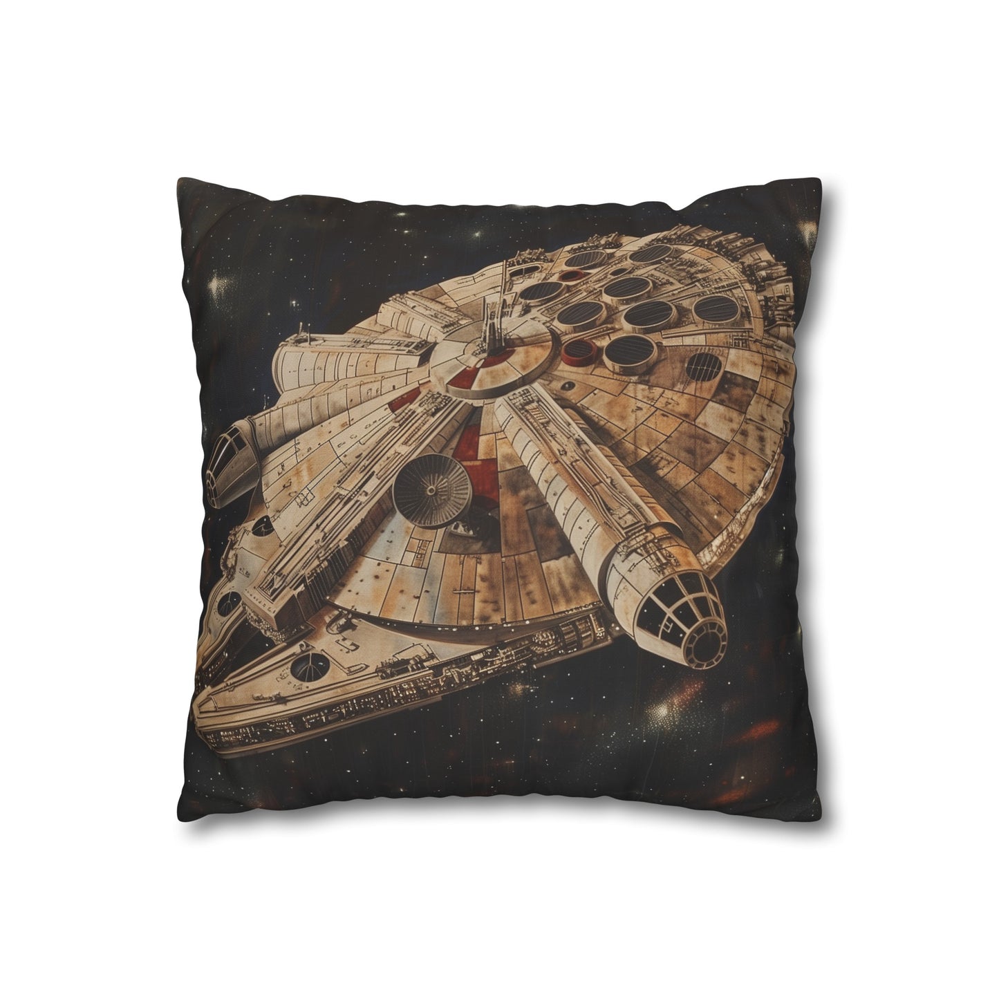 "Rebel Transport Pillowcase - High-Quality, Stylish Star Wars Millennium Falcon Design for All Seasons"