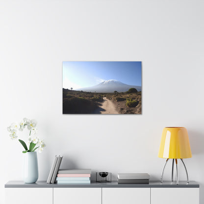 Sunny Mount Kilimanjaro Canvas Print