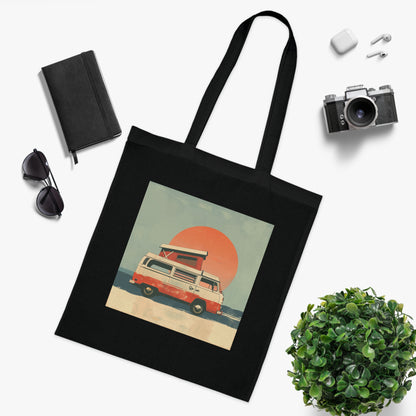 Sunset Camper Adventures Tote Bag