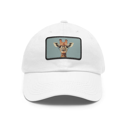 Giraffe Chic Hipster Cap with Glasses