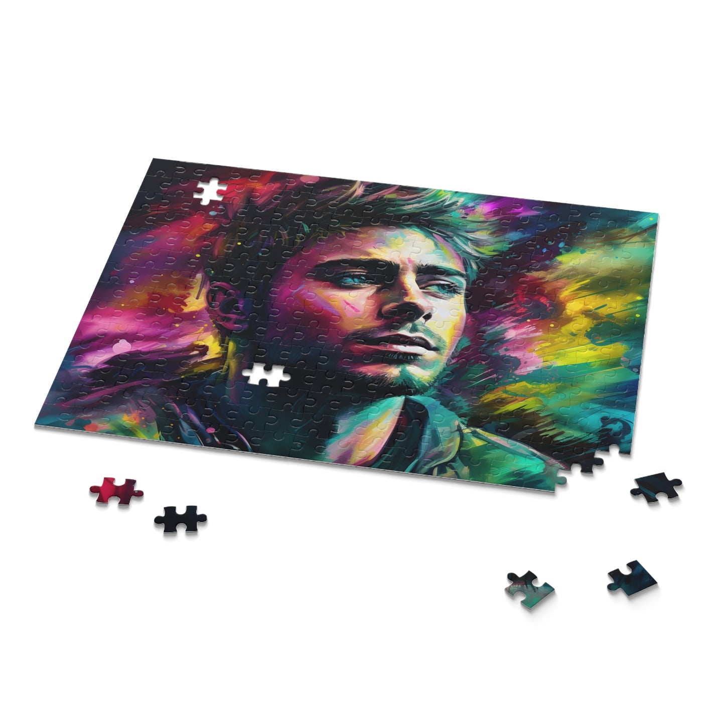 Zac Efron Neon Puzzle