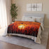 Sunset Made of Music Notes — Plush Fleece Throw Blanket — Product Detail View 9