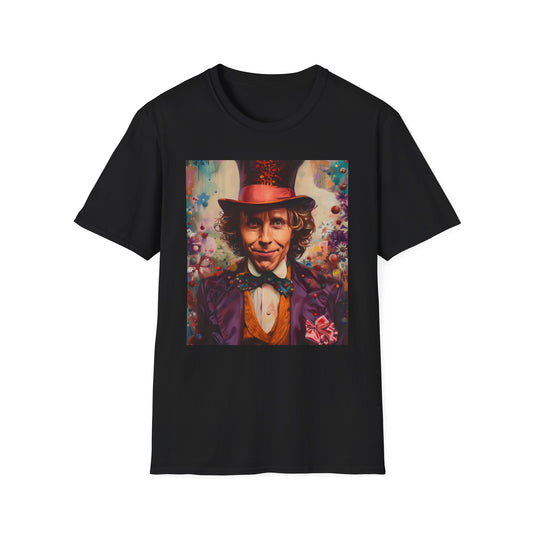 Whimsical Delights: The Enchanting World of Willy Wonka | T-Shirt | Adventure, Candy, Dream, Factory, Fantasy, Imagination, Magic, Painting, Willy Wonka, Wonder | Prints with Passion