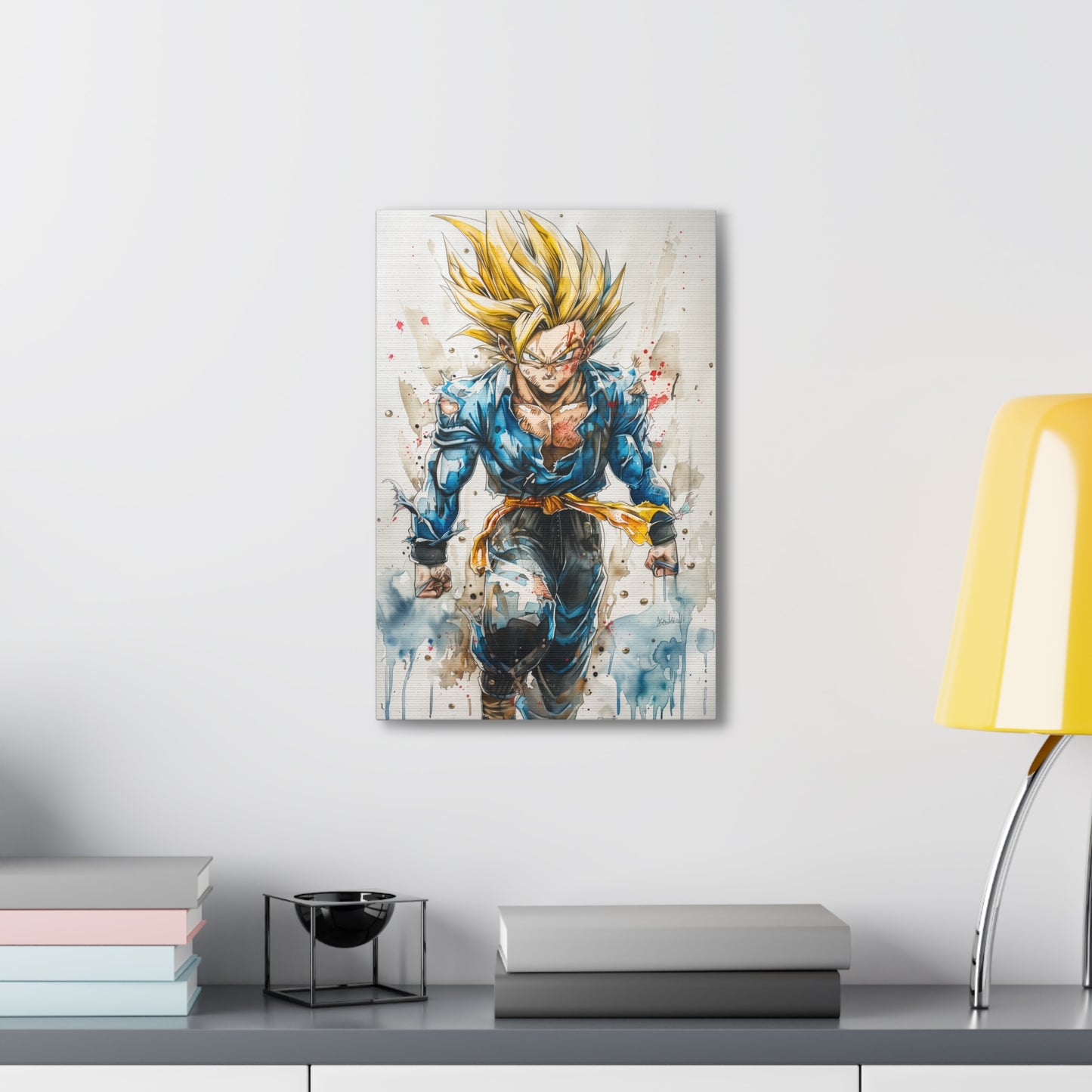 Trunks Canvas Print : Super Saiyan Power Unleashed