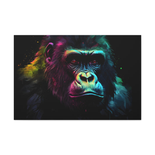 Gorilla Neon Watercolor Canvas: Genesis Neon  RGB | Canvas | Art & Wall Decor, Canvas, Fall Picks, Hanging Hardware, Home & Living, Indoor, Top Spring Products, Valentine's Day promotion | Prints with Passion