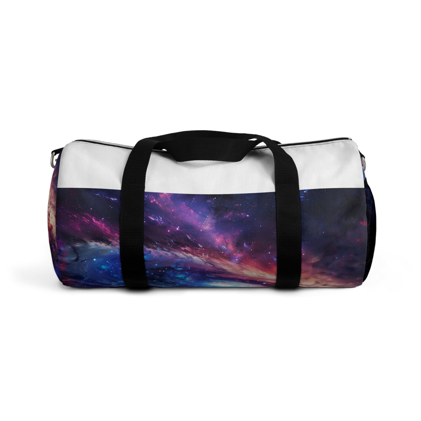 Neon Space Galaxy Duffel Bag