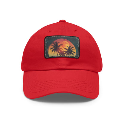 Palm Paradise Sunset Cap