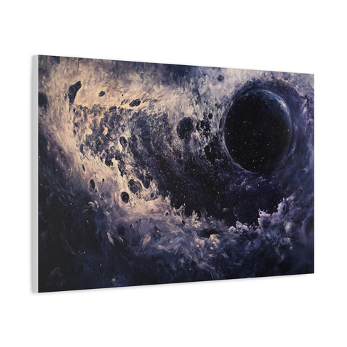 Black Hole Pulling in Stardust — Canvas Wall Art — Product Detail View 6