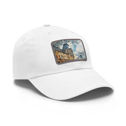 Parisian Charm Louvre Watercolor Cap