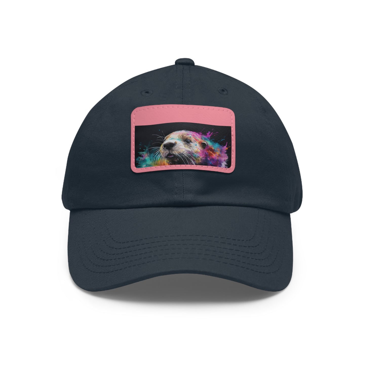 Happy Otter Watercolor Cap