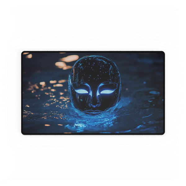Floating Mask of Glowing Water Gaming XXL Extended Desk Mat