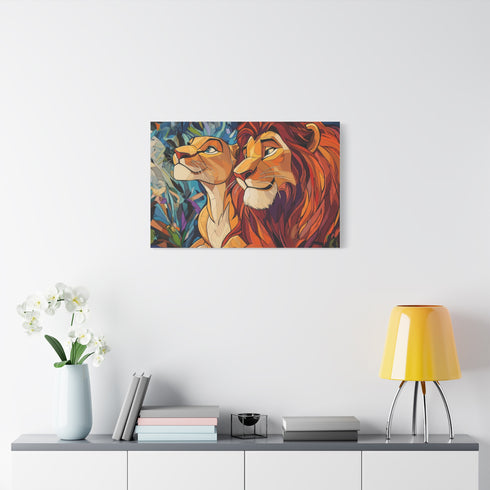 Simba Lion King Pride Rock — Canvas Wall Art — Product Detail View 7
