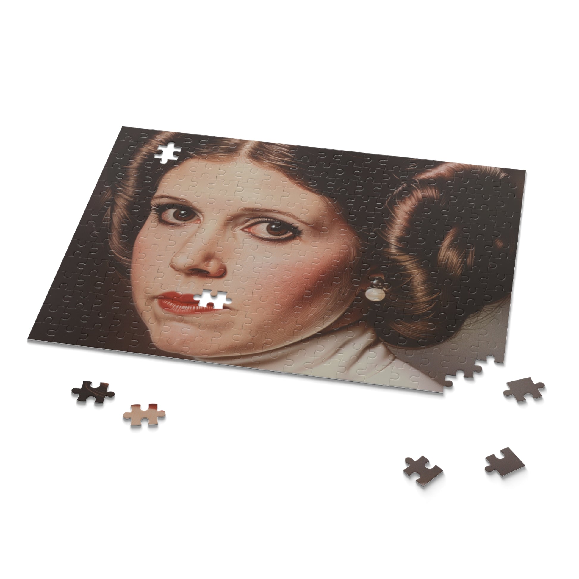 "Leia's Galactic Jigsaw Puzzle - Piece together Princess Leia in this Star Wars themed puzzle"