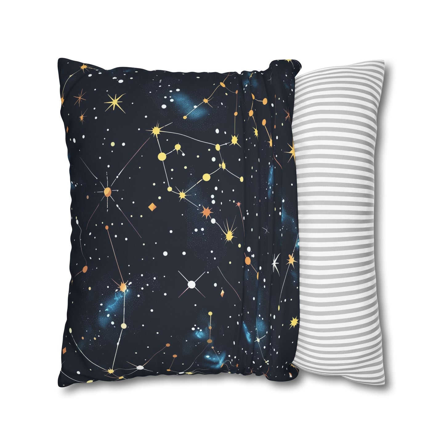 Cosmic bliss with Starry Night Pillow Case, featuring seamless celestial wonders for peaceful sleep.