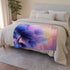 A Breathtaking Alien Landscape 5 on a Distant Planet Fe — 50×60 Plush Throw Blanket — Draped Over Sofa & Bed Lifestyle View
