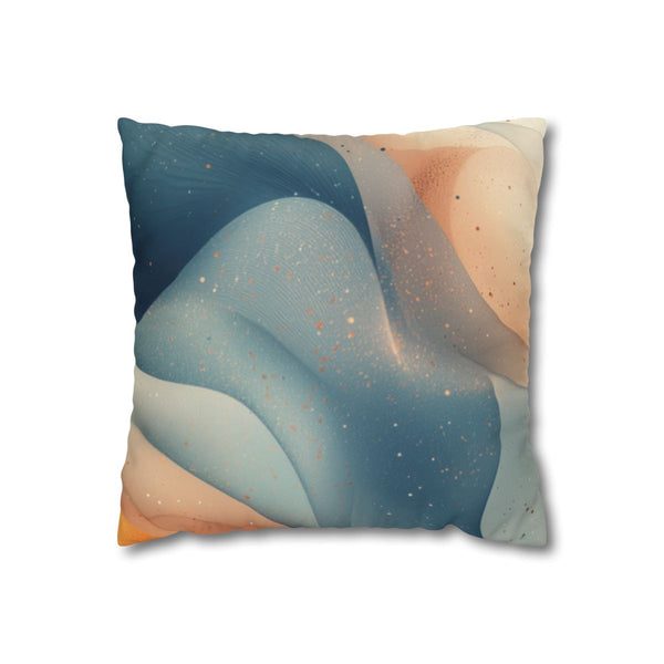 A Calm and Soothing Illustration Designed for a Daily Me — 40×40 Cushion Cover — Front 40×40 cm Square Cushion View