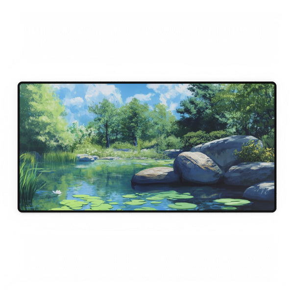 A Calm Serene Scene of Nature Inviting Relaxation P (Edition IV) — XXL Gaming Desk Mat — Full Top-Down Artwork View