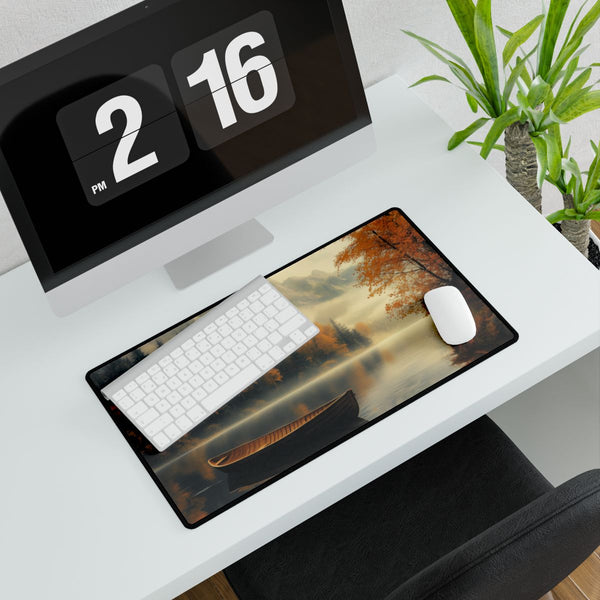 A Calm Serene Scene of Nature Inviting Relaxation P (Edition VIII) — XXL Gaming Desk Mat — Gaming & Workspace Desk Setup View