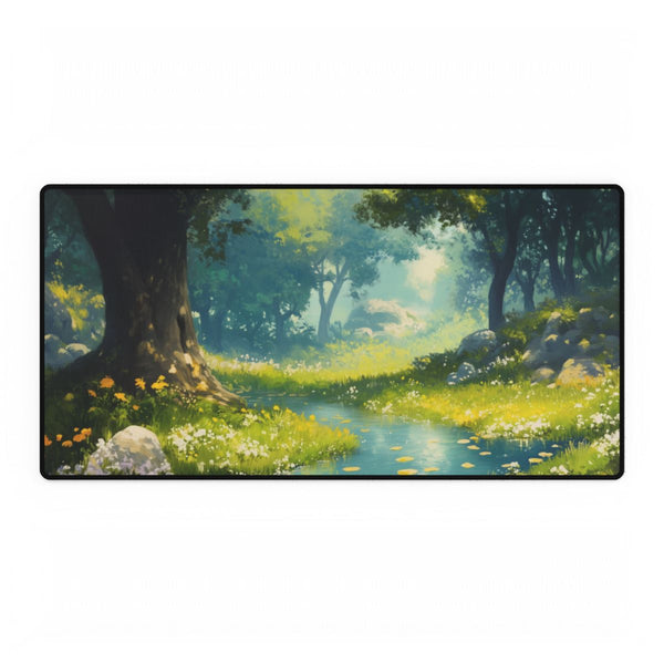 A Calm Serene Scene of Nature Inviting Relaxation P (Edition XI) — XXL Gaming Desk Mat — Full Top-Down Artwork View