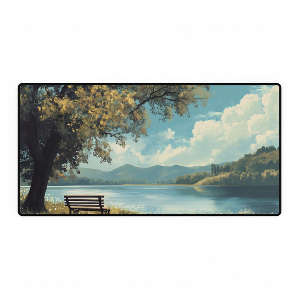 A Calm Serene Scene of Nature Inviting Relaxation P (Edition XIII) — XXL Gaming Desk Mat — Full Top-Down Artwork View