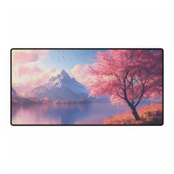 A Calm Serene Scene of Nature Inviting Relaxation P (Edition XIX) — XXL Gaming Desk Mat — Full Top-Down Artwork View