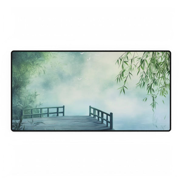A Calm Serene Scene of Nature Inviting Relaxation P (Edition XV) — XXL Gaming Desk Mat — Full Top-Down Artwork View