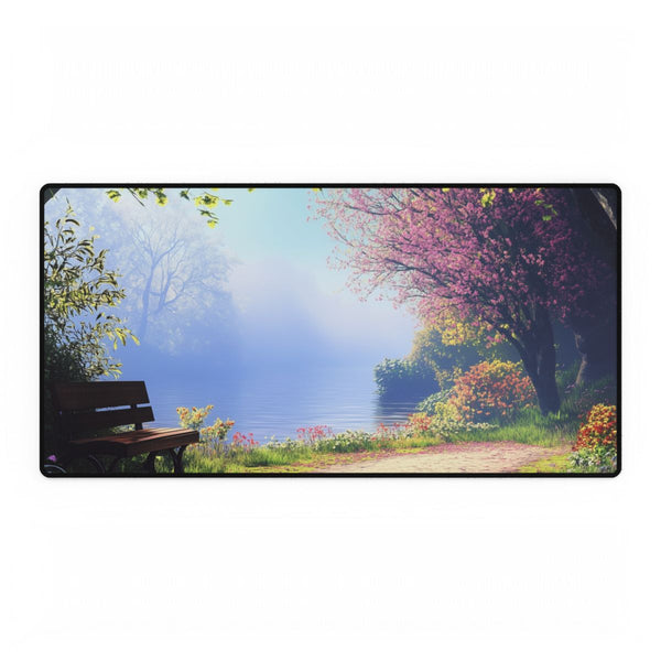 A Calm Serene Scene of Nature Inviting Relaxation P (Edition XVII) — XXL Gaming Desk Mat — Full Top-Down Artwork View