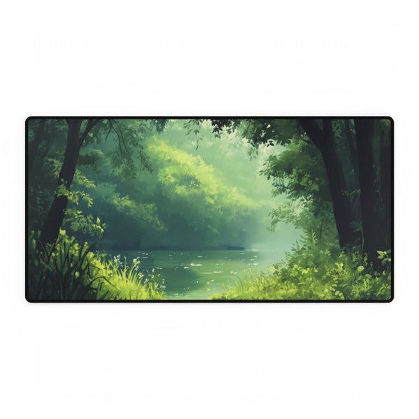 A Calm Serene Scene of Nature Inviting Relaxation P — XXL Gaming Desk Mat — Full Top-Down Artwork View