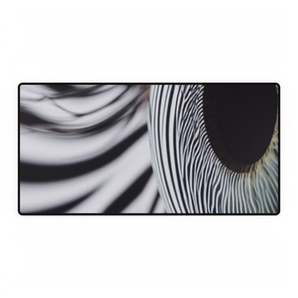 A Close Up View of a Human Eye Reacting to an Optical — XXL Gaming Desk Mat — Full Top-Down Artwork View