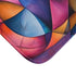 Vibrant Abstract Expression of Joy (Edition II) — 61×43 Memory Foam Bath Mat — Cushioned Memory Foam & Microfibre Close-Up