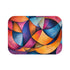Vibrant Abstract Expression of Joy (Edition II) — 61×43 Memory Foam Bath Mat — Top-Down Velvet Microfibre Artwork View