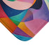 Vibrant Abstract Expression of Joy (Edition IX) — 61×43 Memory Foam Bath Mat — Cushioned Memory Foam & Microfibre Close-Up
