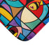 Vibrant Abstract Expression of Joy (Edition X) — 61×43 Memory Foam Bath Mat — Cushioned Memory Foam & Microfibre Close-Up