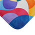 Vibrant Abstract Expression of Joy (Edition XI) — 61×43 Memory Foam Bath Mat — Cushioned Memory Foam & Microfibre Close-Up