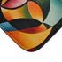 Vibrant Abstract Expression of Joy (Edition XV) — 61×43 Memory Foam Bath Mat — Cushioned Memory Foam & Microfibre Close-Up