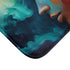 Vibrant Abstract Expression of Joy (Edition XVI) — 61×43 Memory Foam Bath Mat — Cushioned Memory Foam & Microfibre Close-Up