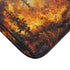 Dramatic Wildfire & Forest Wildlife (Edition III) — 61×43 Memory Foam Bath Mat — Cushioned Memory Foam & Microfibre Close-Up