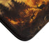 Dramatic Wildfire & Forest Wildlife — 61×43 Memory Foam Bath Mat — Cushioned Memory Foam & Microfibre Close-Up