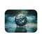 Surreal Weeping Earth Ecological Art (Edition IV) — 61×43 Memory Foam Bath Mat — Top-Down Velvet Microfibre Artwork View