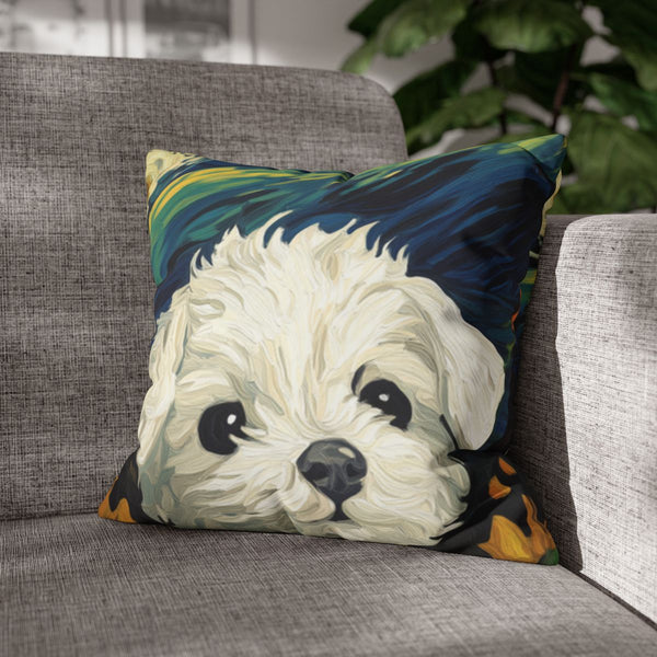 A Playful and Artistic Phone Case Design Featuring — Double-Sided Cushion Cover — Sofa & Armchair Living Room Lifestyle View