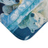 Arctic Polar Bear on Glacial Ice Floe (Edition IV) — 61×43 Memory Foam Bath Mat — Cushioned Memory Foam & Microfibre Close-Up