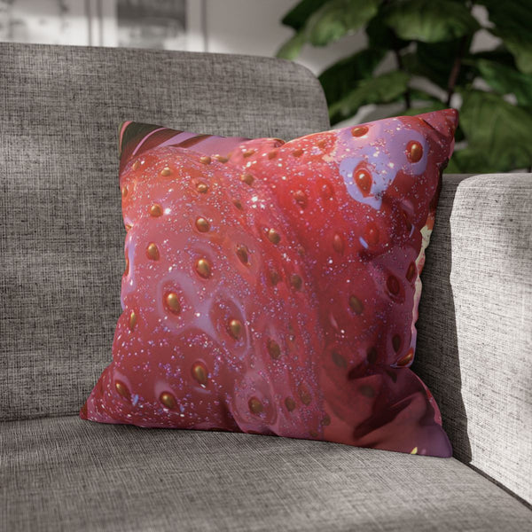 A Retro Vintage Art Print Featuring 2 Glittering — 40×40 Cushion Cover — Sofa & Armchair Living Room Lifestyle View