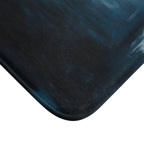 Glowing Edison Lightbulb in Dark Room (Edition II) — 61×43 Memory Foam Bath Mat — Cushioned Memory Foam & Microfibre Close-Up