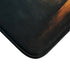 Glowing Edison Lightbulb in Dark Room — 61×43 Memory Foam Bath Mat — Cushioned Memory Foam & Microfibre Close-Up