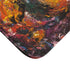 Dynamic Swirling Prismatic Color Vortex — 61×43 Memory Foam Bath Mat — Cushioned Memory Foam & Microfibre Close-Up