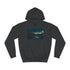 Abandoned Carnival at Night Graphic Unisex College Hoodie - Jet Black Front
